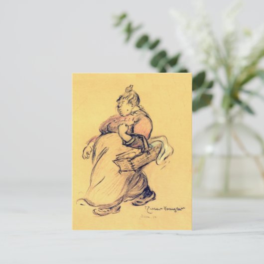 Moeder Kranzler - Vintage Briefkaart (Staand voorkant)