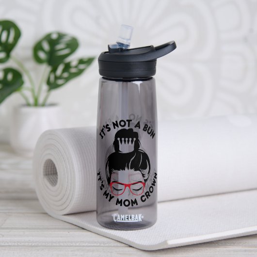 Moeder Kroon Waterfles (Yoga (Gedraaid) )