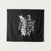 Moeder Kunst de beste medicijn Wandkleed (Voorkant (horizontaal))