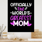 Moeder Kunst De wereld Groot mam Poster (Keuken)