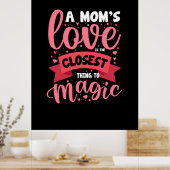 Moeder Kunst Een Moeders Liefde Poster (Keuken)