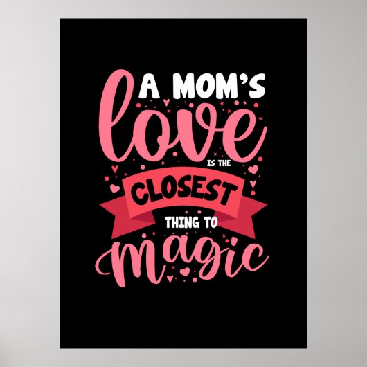 Moeder Kunst Een Moeders Liefde Poster (Voorkant)
