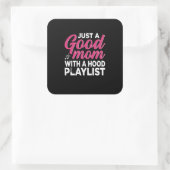 Moeder Kunst Het is een goede moeder Vierkante Sticker (Tas)