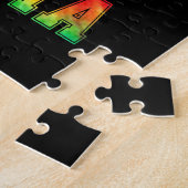 Moeder Kunst Honkbal Moeder Verjaardag Legpuzzel (Zijkant)