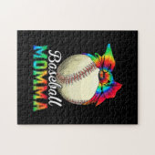 Moeder Kunst Honkbal Moeder Verjaardag Legpuzzel (Horizontaal)