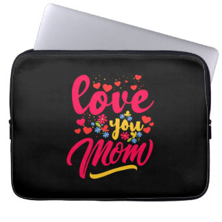 Moeder Kunst houdt van je moeder Laptop Sleeve