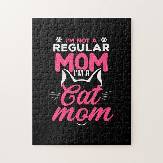 Moeder Kunst Ik ben een kat moeder Legpuzzel (Verticaal)