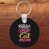 Moeder Kunst Ik ben een kat moeder Sleutelhanger (Voorkant)
