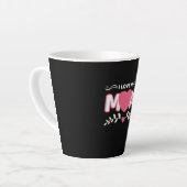 Moeder Kunst Ik hou van mijn moeder Latte Mok (Linkerhoek)