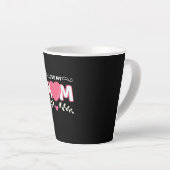 Moeder Kunst Ik hou van mijn moeder Latte Mok (Rechterhoek)