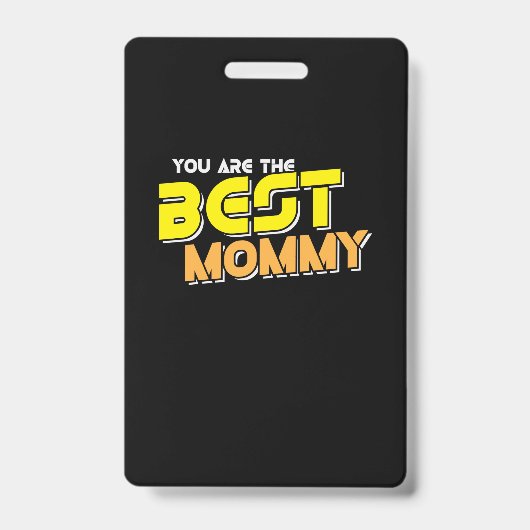 Moeder Kunst Je Bent De Beste Moeders Badge (Voorzijde)