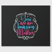 Moeder Kunst Je bent een verbazingwekkende moeder Cadeaupapier (Vlak)