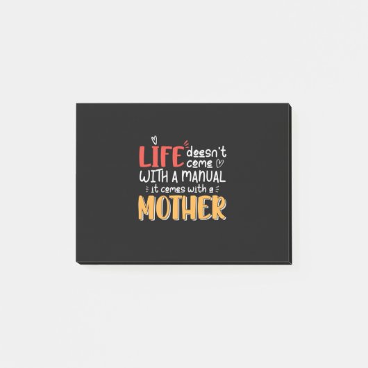 Moeder Kunst Leven komt met een moeder Post-it® Notes (Voorkant)
