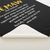 Moeder Kunst Memaw Definitie Sherpa Deken (3/4)