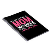 Moeder Kunst Mijn bijnaam is mam Notitieboek (Rechterzijde)