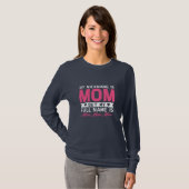 Moeder Kunst Mijn bijnaam is mam T-shirt (Voorkant volledig)
