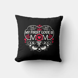 Moeder Kunst Mijn eerste liefde is mama Kussen