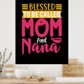 Moeder Kunst Moeder En Nana Poster (Keuken)