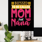 Moeder Kunst Moeder En Nana Poster (Thuiskantoor)