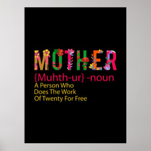 Moeder Kunst Moederbloem Definitie Poster