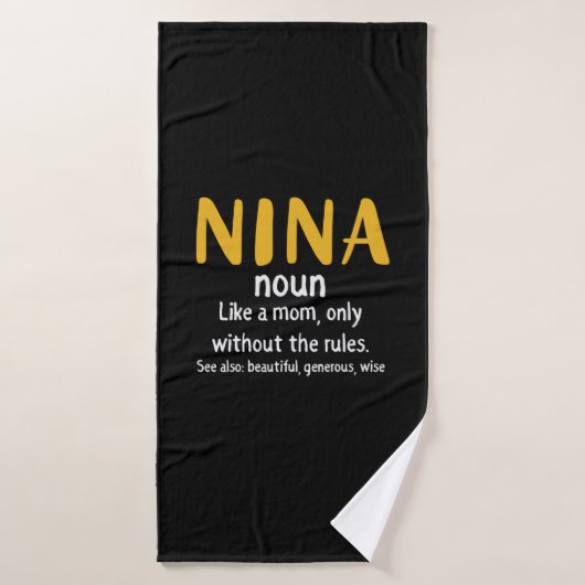 Moeder Kunst Nina Definitie Badhanddoek (Badhanddoek)