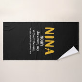 Moeder Kunst Nina Definitie Badhanddoek (Badhanddoek)