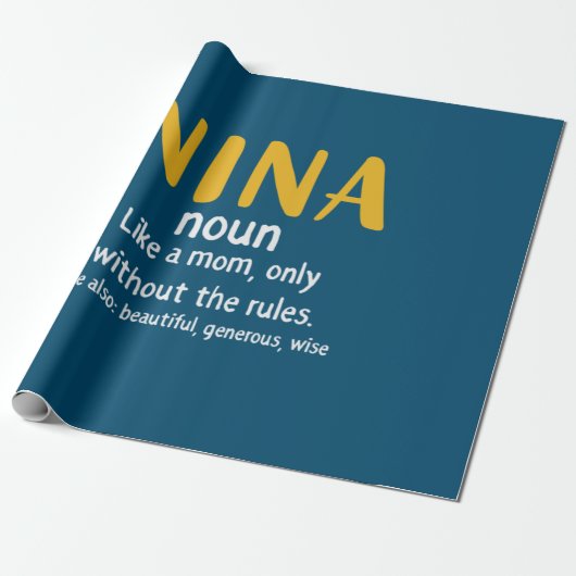 Moeder Kunst Nina Definitie Cadeaupapier (Uitgerold)