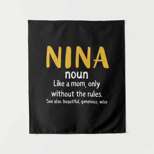 Moeder Kunst Nina Definitie Wandkleed (Voorkant)