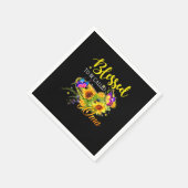 Moeder Kunst zonder kop oma Sunflower genoemd Servet (Hoek)