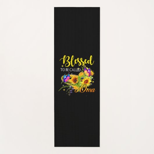 Moeder Kunst zonder kop oma Sunflower genoemd Yogamat (Voorkant)