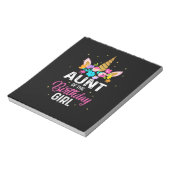 Moeder Kunsttante van de verjaardag van het meisje Notitieblok (Linkerzijde)