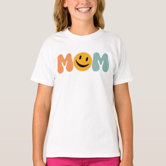 Moeder Lachend Gezicht T-shirt (Voorkant)