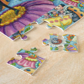 MOEDER LADYBUG EN KINDEREN, KNOP BUBBLE BATH LEGPUZZEL (Zijkant)