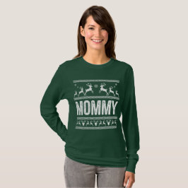 Moeder lelijke kerst sweater t-shirt