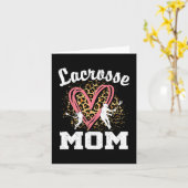 Moeder Leopard Hart Bijpassende Moederdag Kaart (Gele Bloem)