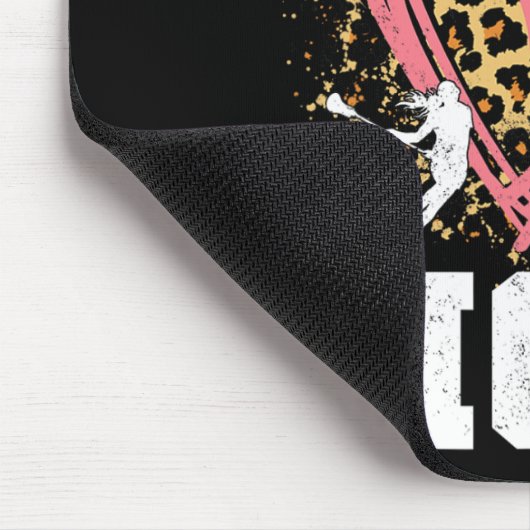 Moeder Leopard Hart Bijpassende Moederdag Muismat (Hoek)