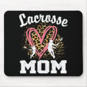 Moeder Leopard Hart Bijpassende Moederdag Muismat (Voorkant)