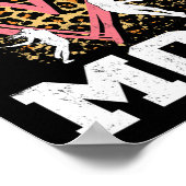 Moeder Leopard Hart Bijpassende Moederdag Poster (Hoek)