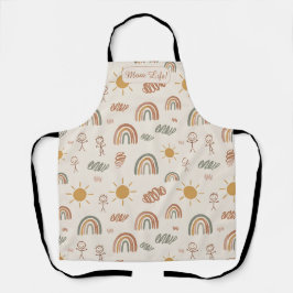 Moeder Leven Boho Regenbogen Persoonlijk Schort