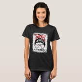 Moeder leven bowling moederdag rommelig broodje sp t-shirt (Voorkant volledig)