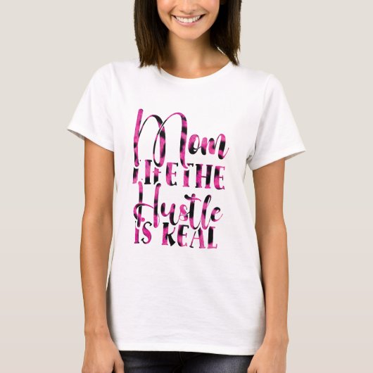 Moeder Leven De Strijd Is Echt - Moederdag T-shirt (Voorkant)