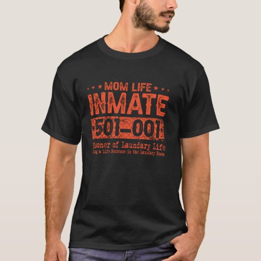 Moeder Leven Gevangene Grappige Gevangenis Hallowe T-shirt (Voorkant)