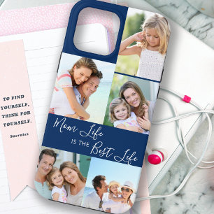 Moeder Leven is het Beste Leven 5 Foto Collage Bla Case-Mate iPhone Case