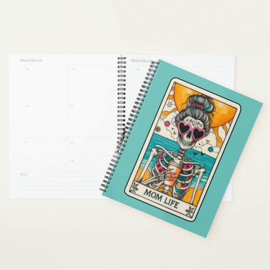 Moeder Leven Skelet Tarot Kaart Planner (Display)