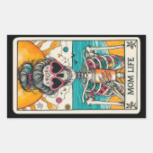 Moeder Leven Skelet Tarot Kaart Stickers (Voorkant)