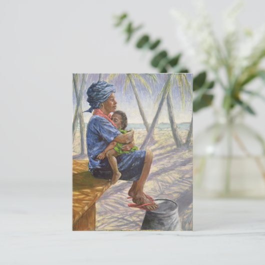 Moeder liefde 2003 briefkaart (Staand voorkant)