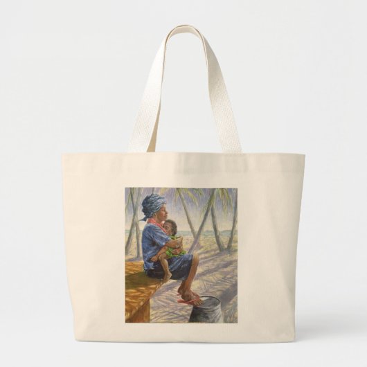Moeder liefde 2003 grote tote bag (Voorkant)