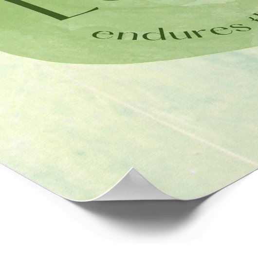 Moeder-liefde citaat pastel poster (Hoek)