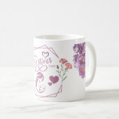 Moeder Liefde Modern Design Koffiemok (Voorkant rechts)