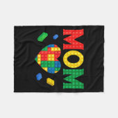 Moeder liefhebber hoofd bouwer het bouwen van baks fleece deken (Voorkant (Horizontaal))